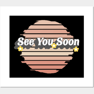 see you soon retro Posters and Art